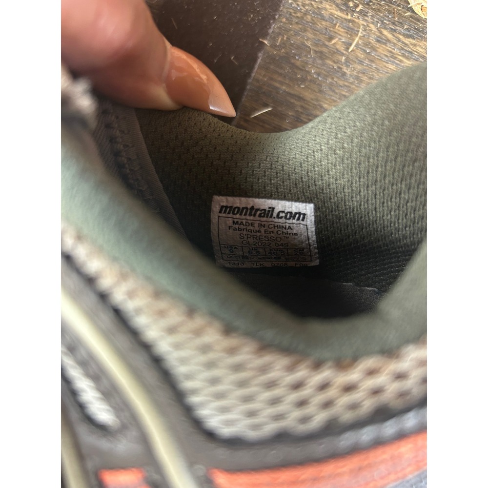Montrail SPresso Women 9 Trail Running Shoes Brown Olive Green GL2022-049 - Picture 7 of 7